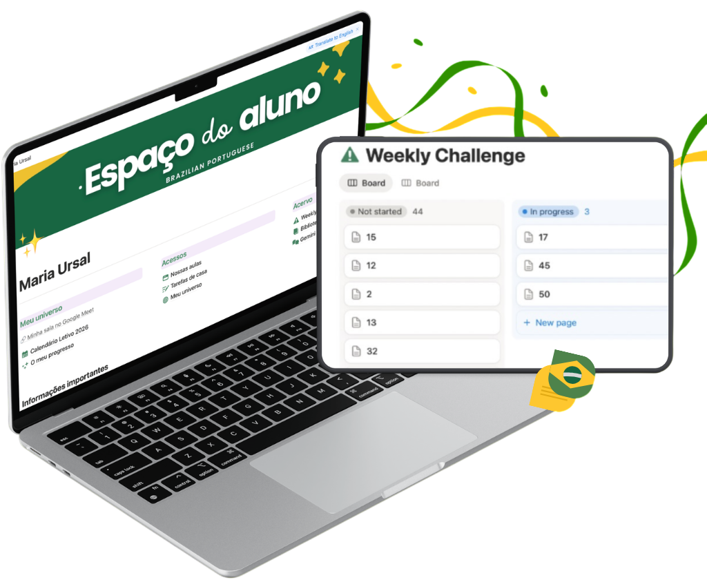 Espaço do aluno Brazilian Portuguese